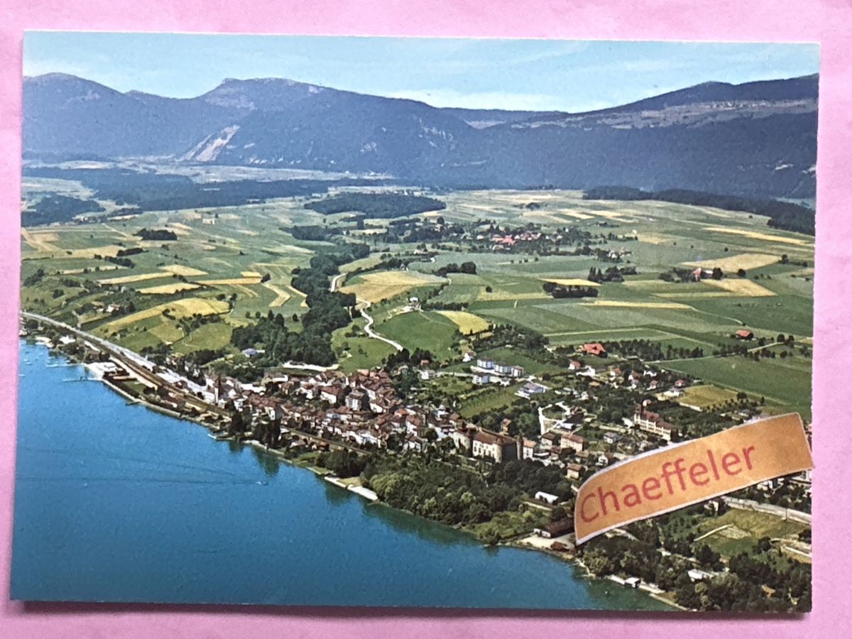 Cartoline postali: Grandson et le Jura  – Usato da Zürich venduto da Chaeffeler