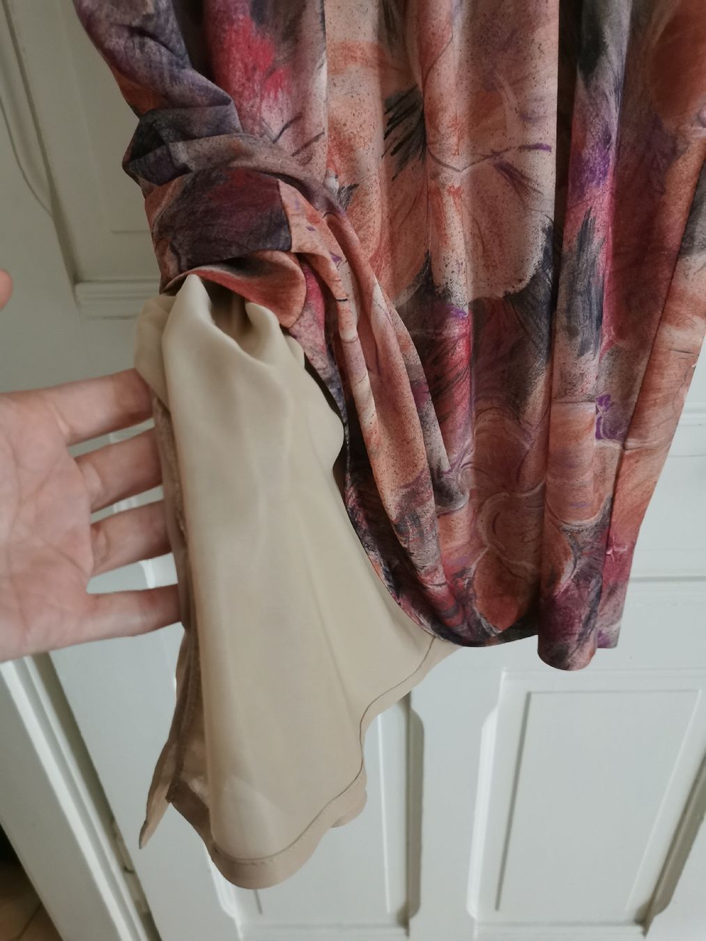 Kleider: Blumenmuster Vintage Kleid, ca. Grösse M – Gebraucht aus Zürich von Hibiskus3 3