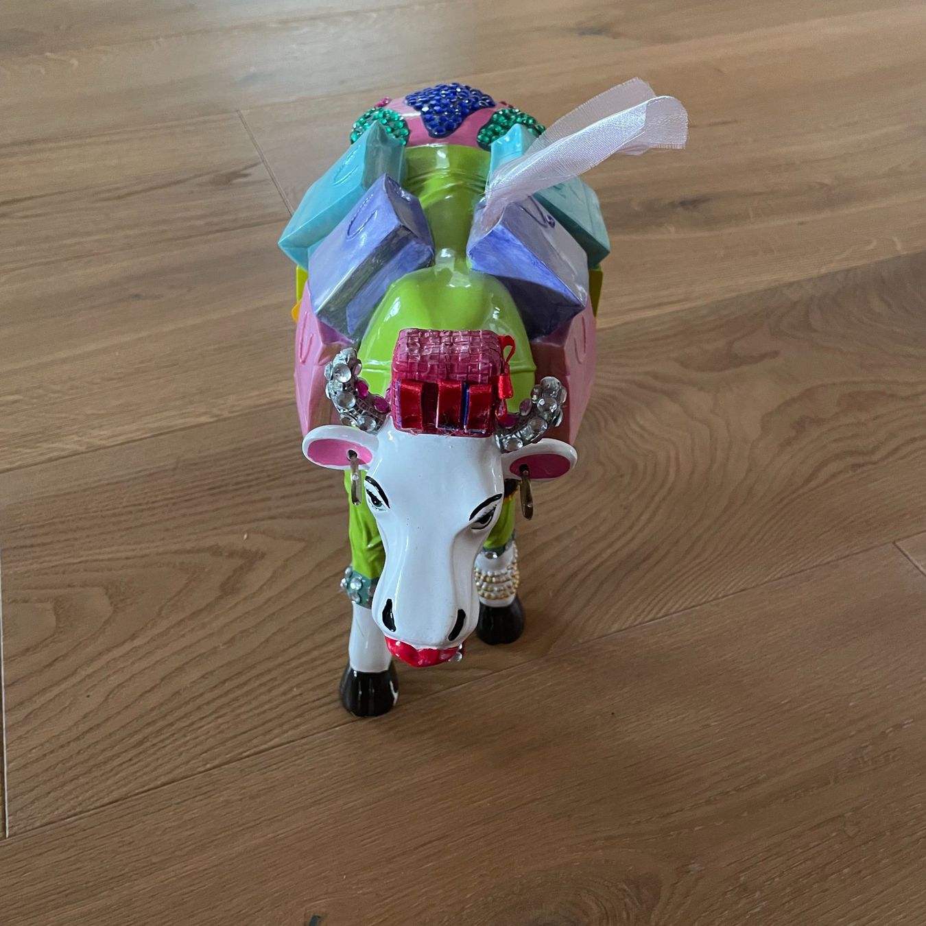 Statuette: Cow Parade Kuh "Ms. Moolevard on the Boulevard" – Usato da Walde AG venduto da Flumsi66 2