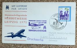 HERBSTMESSE LEIBZIG 1971 MESSESONDERFLUGERKEHR