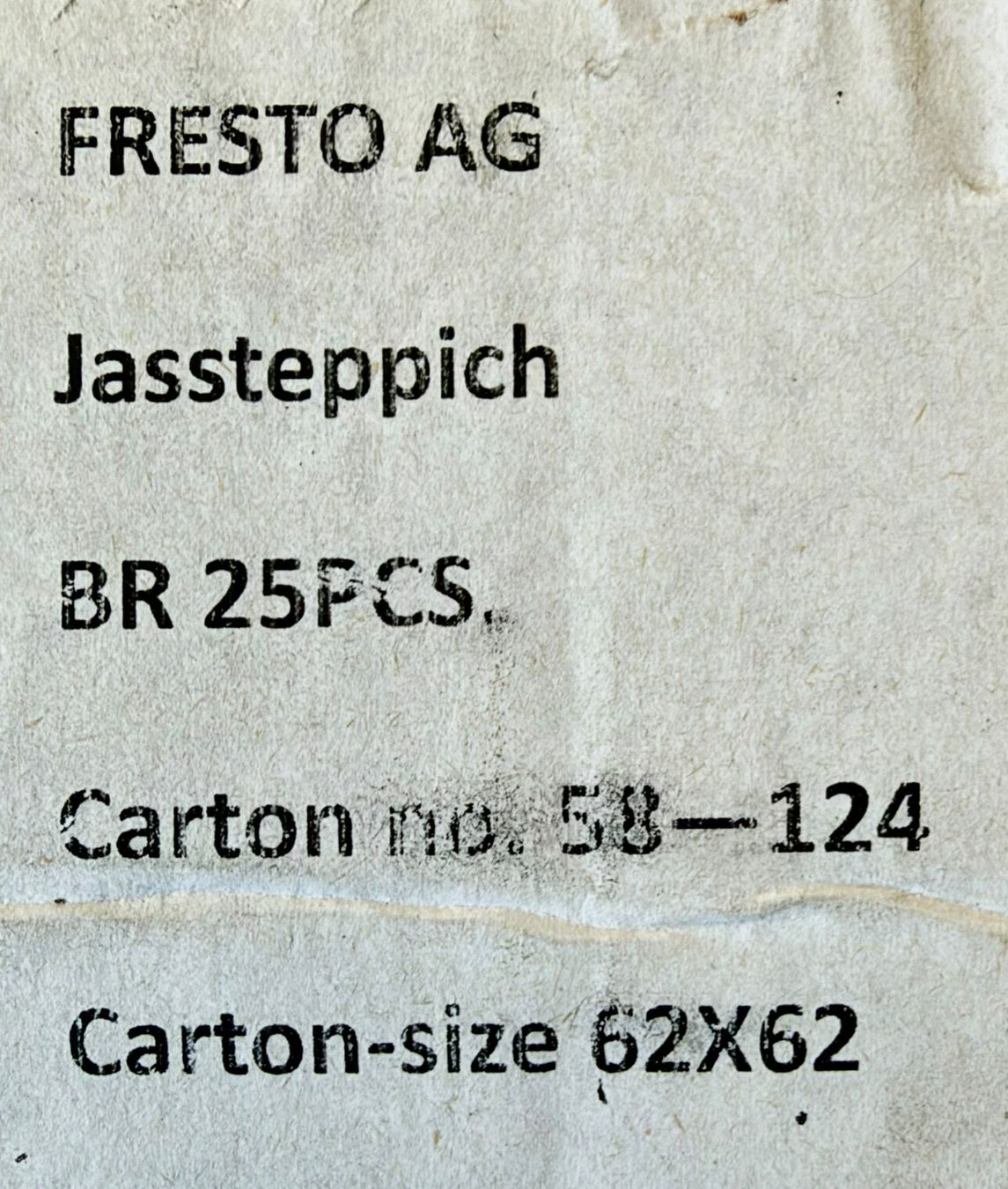 Spielmatte: Jass Teppich NEU im  original Karton – Neu und originalverpackt aus Rossrüti von Workoholic63 6