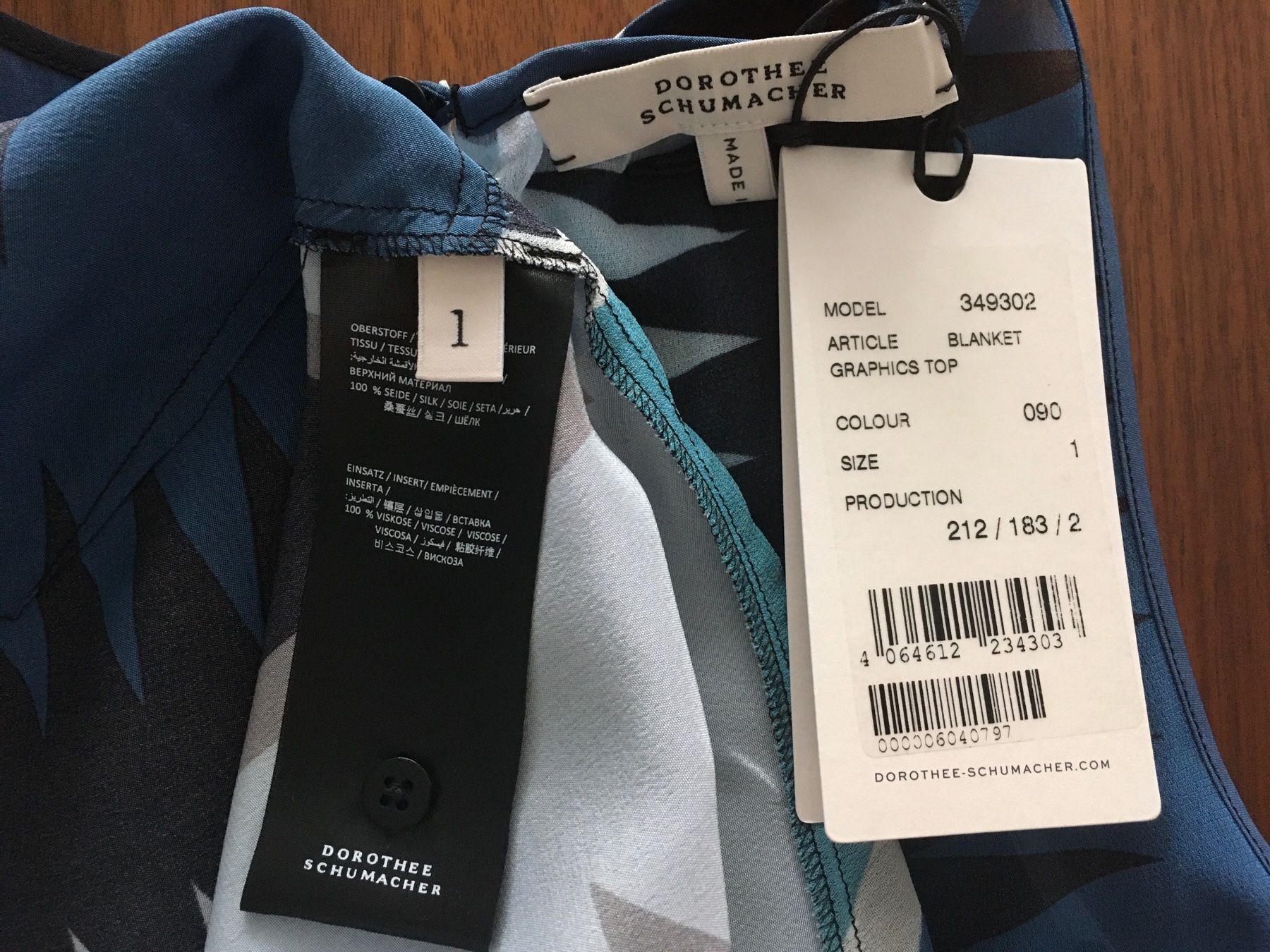 Dorothee Schumacher Tops: Neu Dorothee Schumacher Top Seide Gr. 34/1 – Neu und originalverpackt aus Windisch von Lyudmila01 7