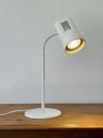 Vintage Schreibtischlampe - 70er - 80er - weiss verstellbar