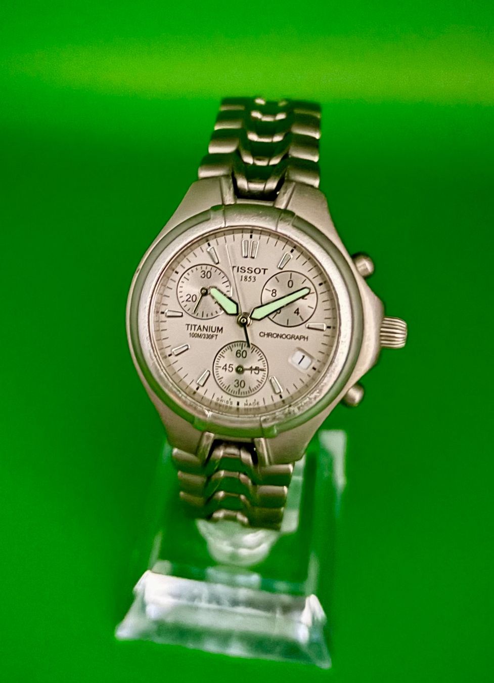 Tissot Orologi: TISSOT 1853 CHRONOGRAPHEN TITANIUM 100M/330FT – Usato da Rorschach venduto da ZeitWerk.10 1