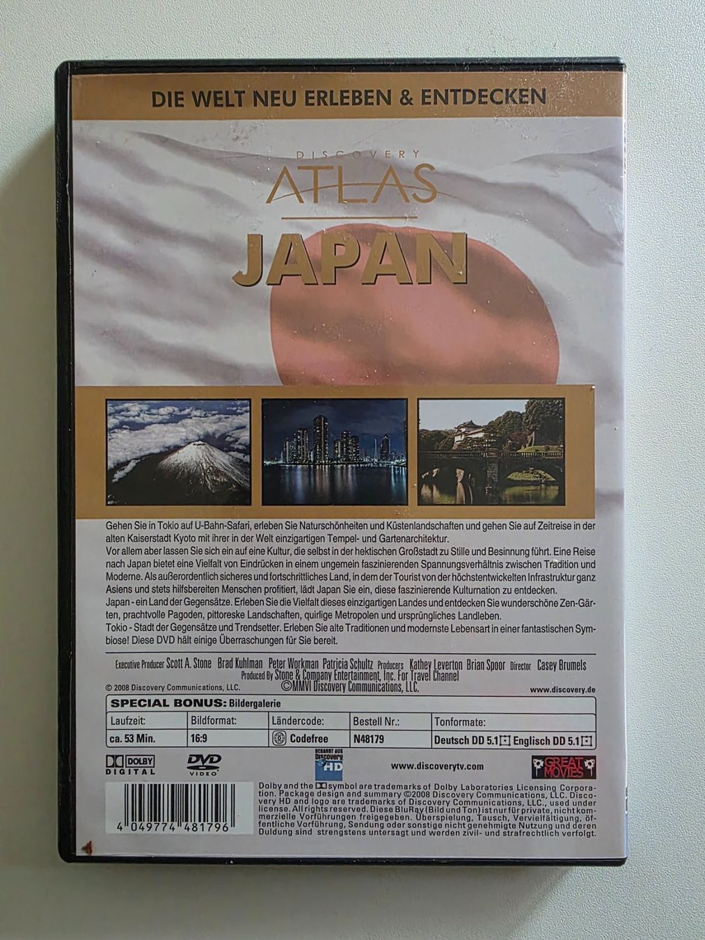 Tutti i DVDs: Japan (DVD) – Usato da Dübendorf venduto da Neidhart 1