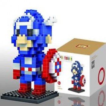 Nanoblock Kit di costruzioni: 9159 Loz - Avengers - Captain America – Nuovo e nell'imballaggio originale da Hochdorf venduto da ruest-online