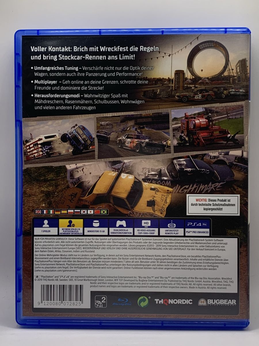 Sony Giochi: Wreckfest - PS4 – Usato da Ostermundigen venduto da RG-Collector 1