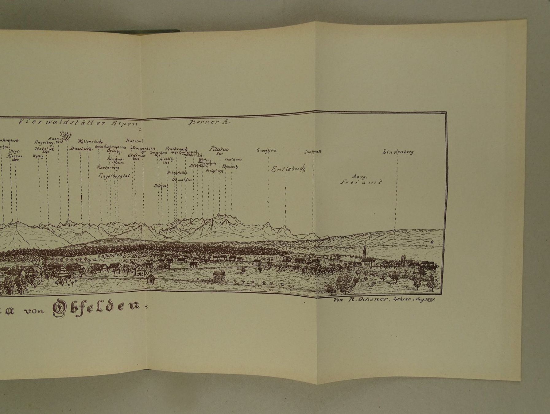Libri: OBFELDEN, GEDENKSCHRIFT, 1897 – Usato da Grüningen venduto da Kartensammler 7