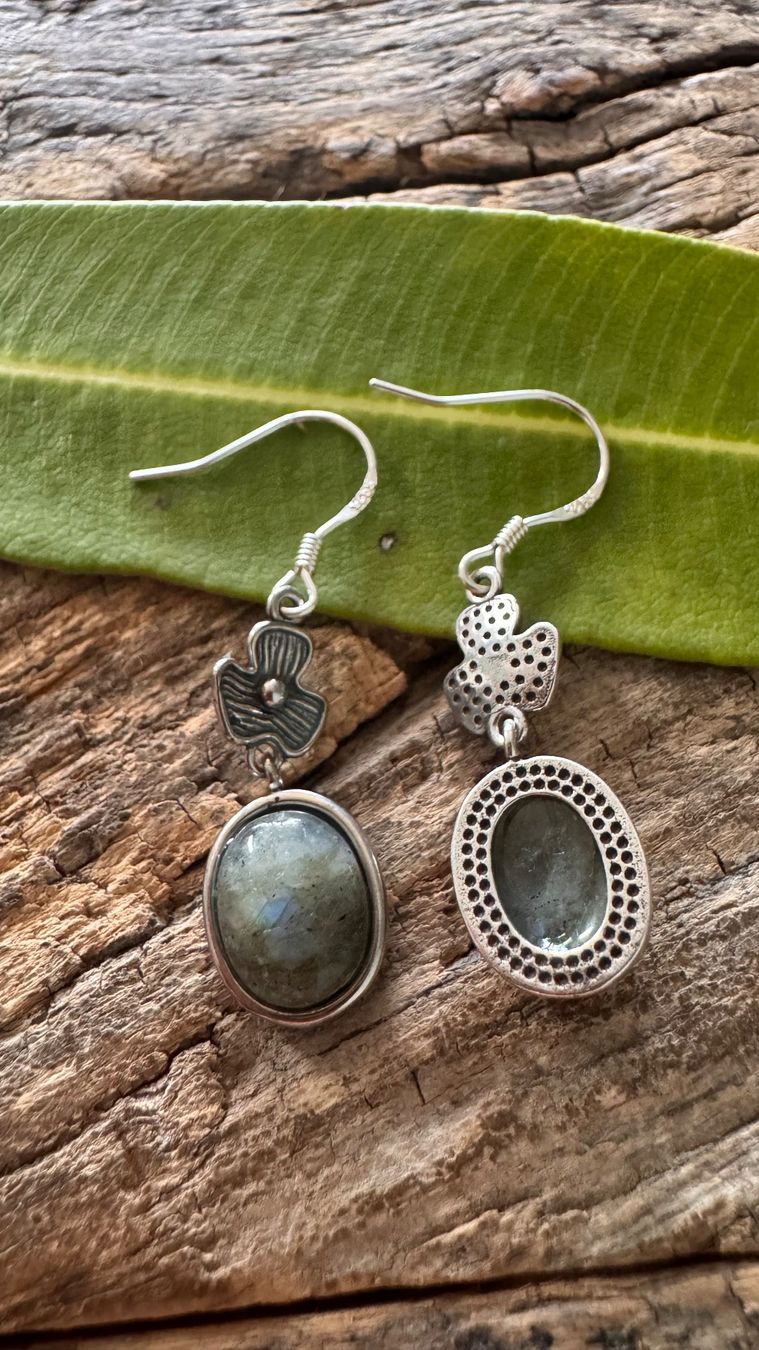 Orecchini pendenti & Orecchini a lobo: Wunderschön: Silber 925 Ohrhänger Labradorit – Nuovo e nell'imballaggio originale da Rombach venduto da Ivreajewels 4