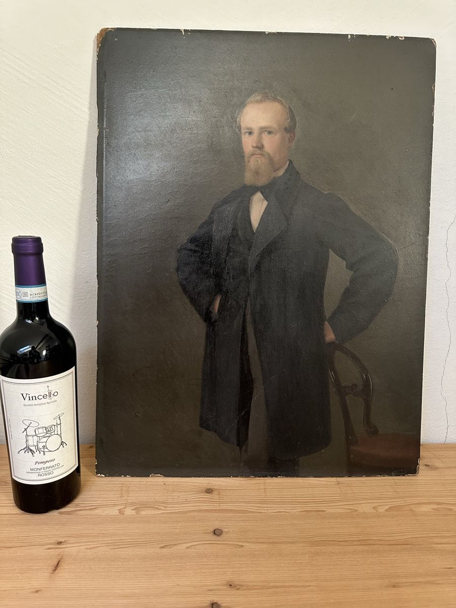Dipinti: altes Ölgemälde / Portrait eines Mannes – Usato da Winterthur venduto da Bb69