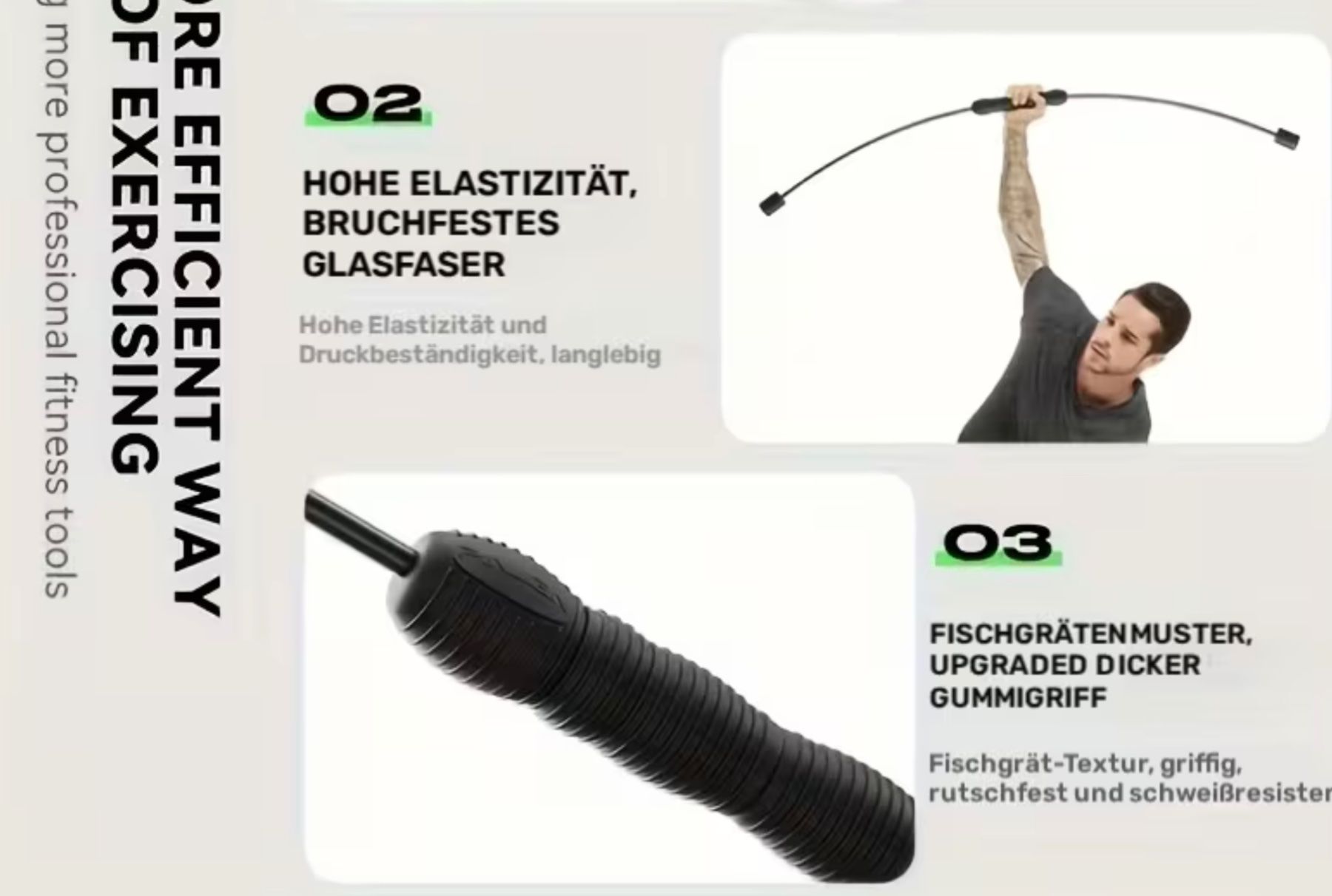 Hometrainer: neuer Schwingstab Flexi-Bar Swingstick – Nuovo (secondo la descrizione) da Rüfenach AG venduto da dreen87 2