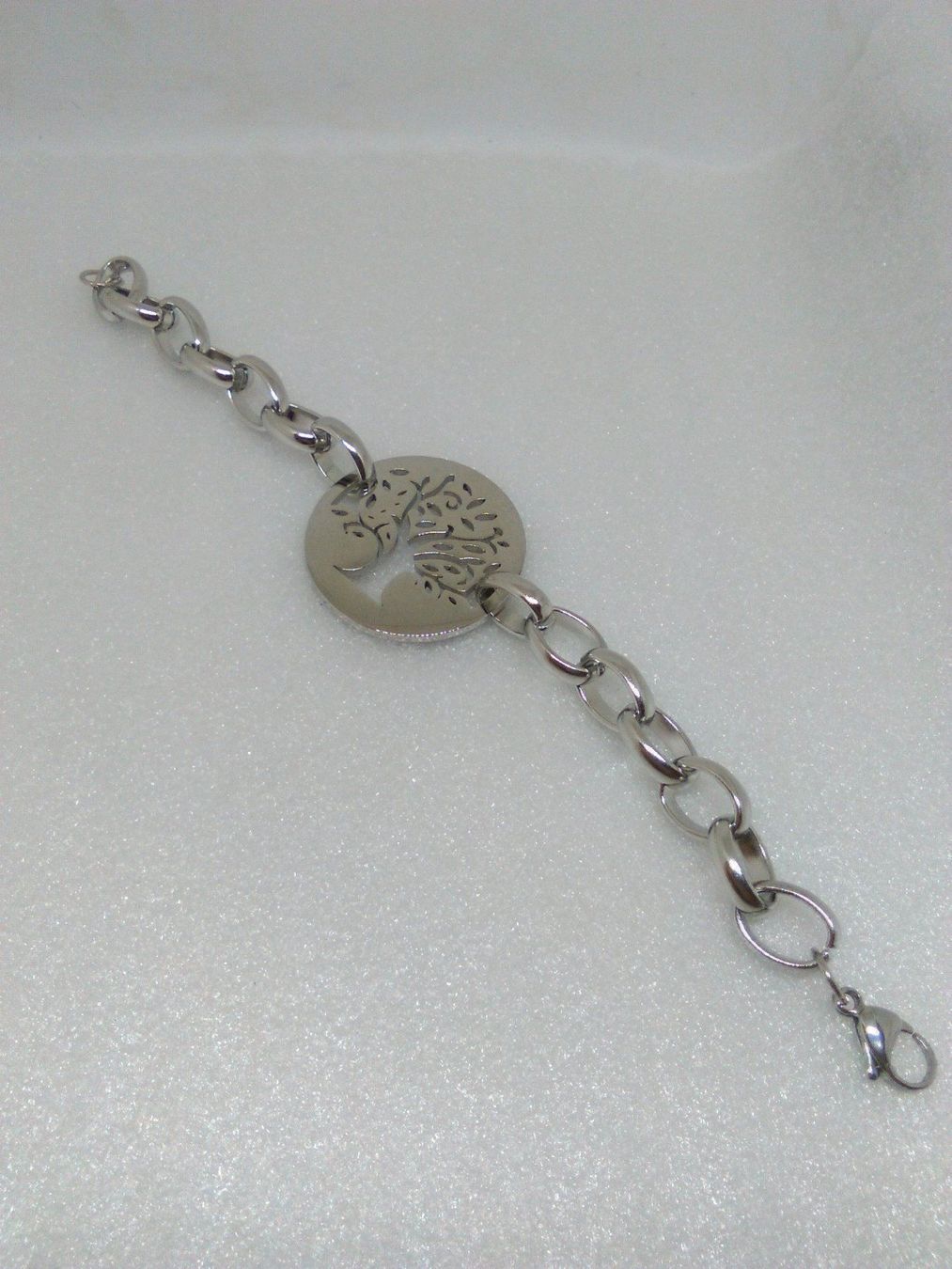 Bracciali & Braccialetti: ARMBAND EDELSTAL;MASSIV;;SILBER FARBE – Nuovo (secondo la descrizione) da Basel venduto da bijoutrie_4 6