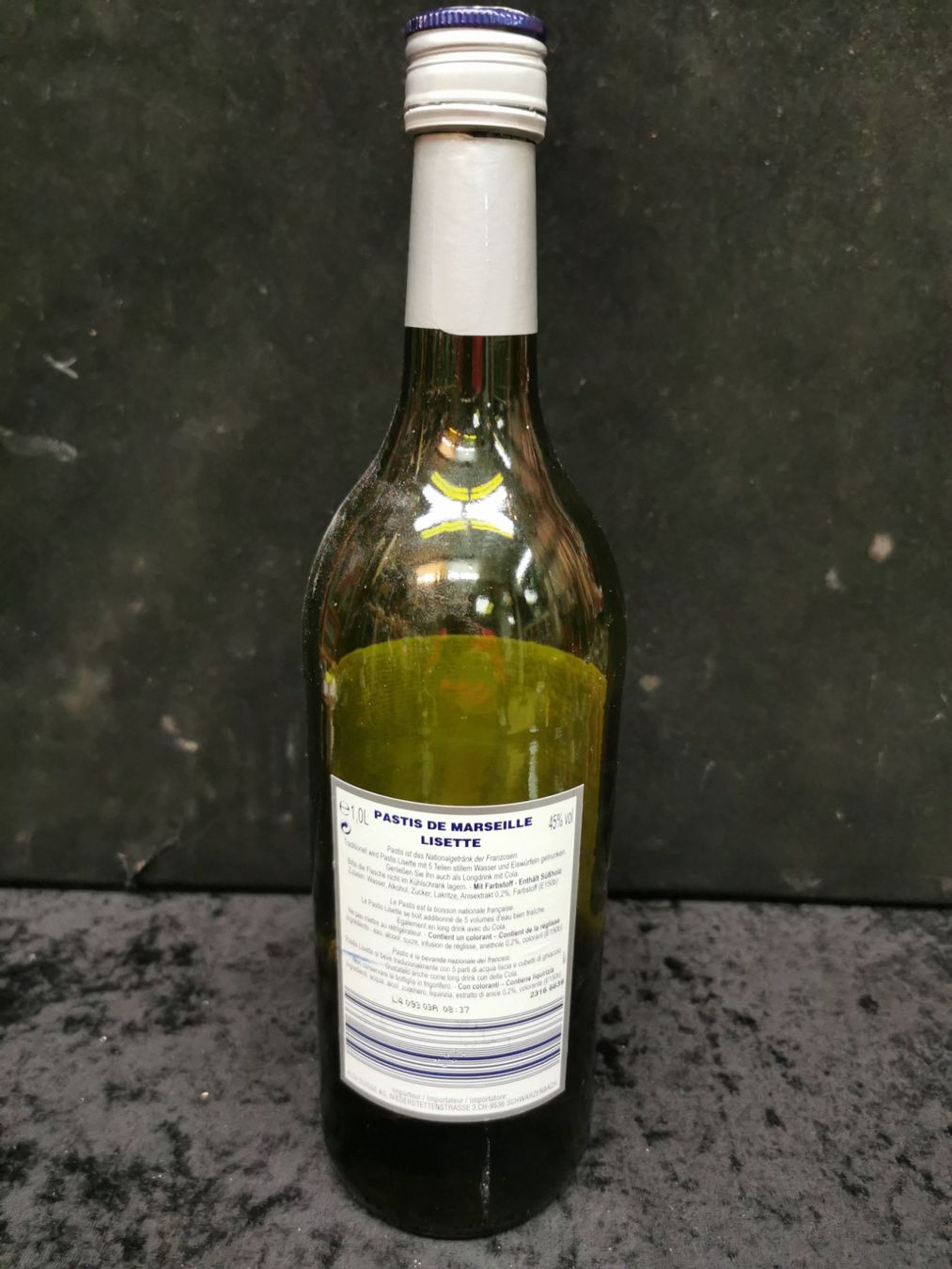 Spirituosen: ANCIENNE BOUTEILLE PASTIS ENTAMÉE – Gebraucht aus Genève von Leboucheoreilles 5
