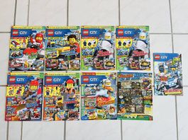 9 x Lego Heft / Zeitschrift