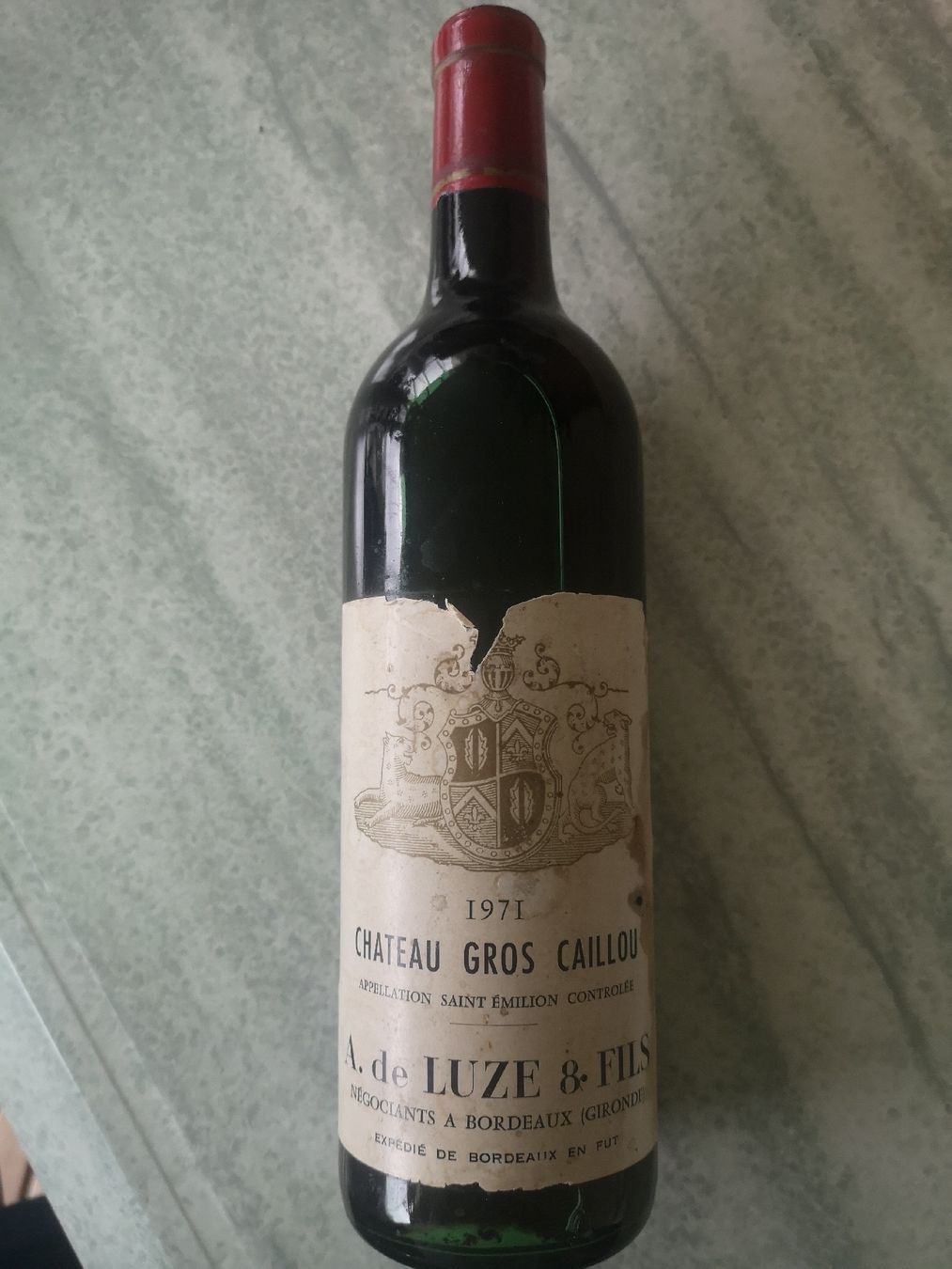 Vino: Weinflasche Rot 1971 – Usato da Tennwil venduto da Ringo10 2