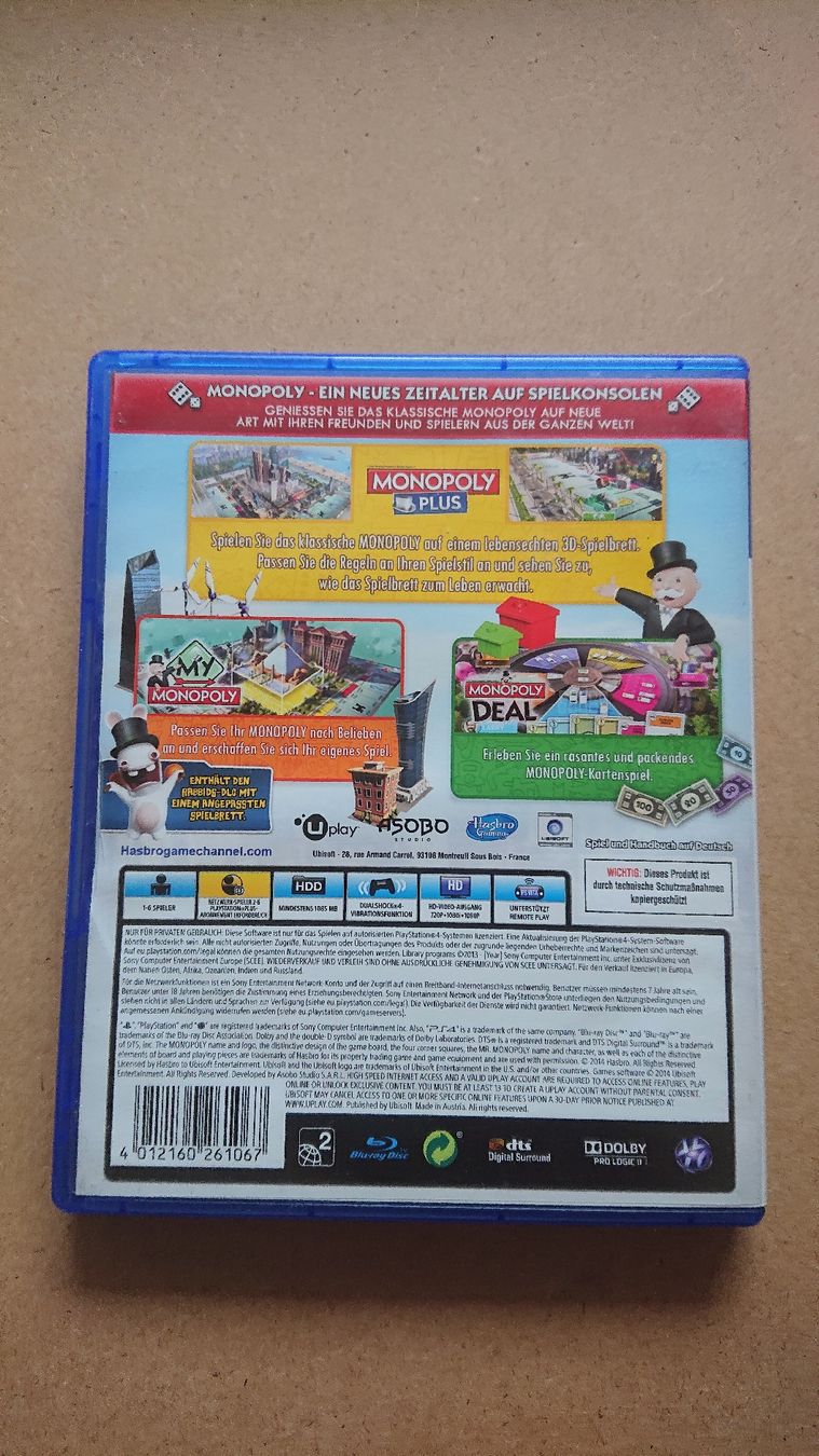 Giochi: Monopoly Family Fun Pack PS4 -  – Usato da Chur venduto da FreakofRarity 1