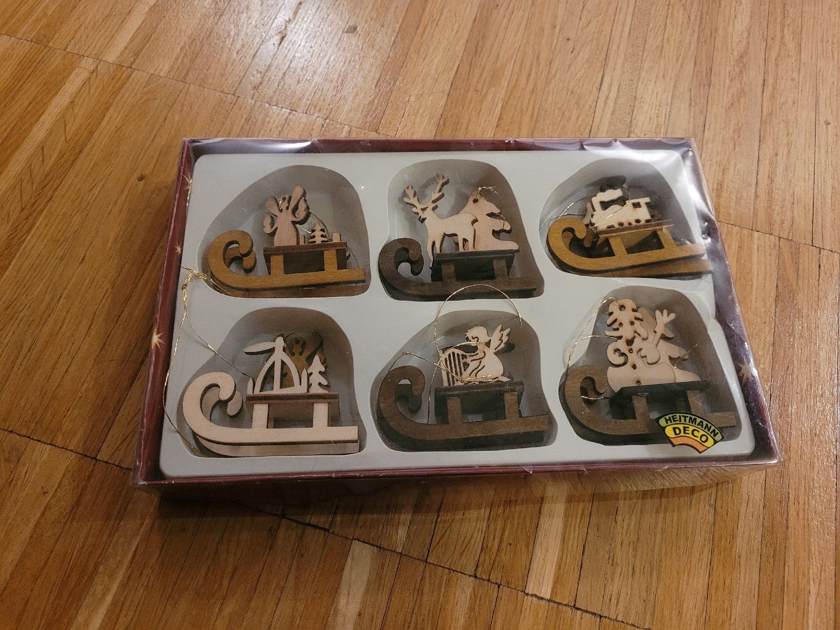 Tutte le decorazioni: Weihnachtsbaumschmuck Holz, 2 Sets – Nuovo e nell'imballaggio originale da Uster venduto da 13smiley13 1