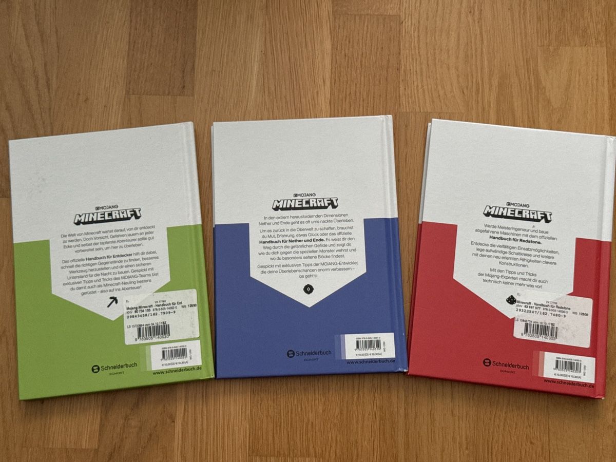 Libri: 3 Minecraft Handbücher – Usato da Rüti ZH venduto da Kiwi02 1