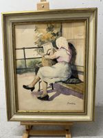 Aquarell Gemälde Ungarn unleserlich signiert