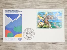 CL22 Enveloppe + Timbre UN / Suisse 1991