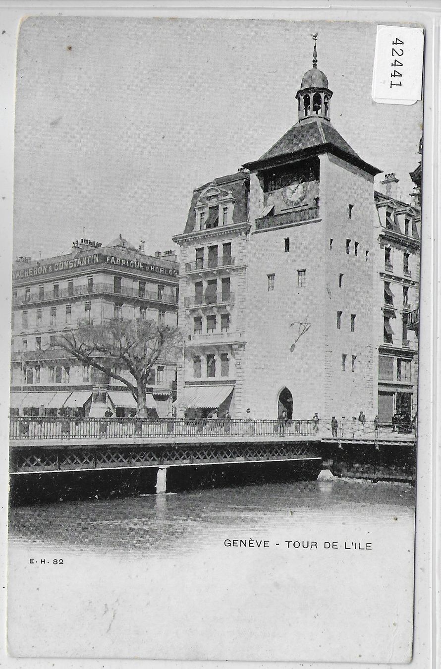 Cartoline postali: Geneve - Tour de L'Ile – Usato da Ettingen venduto da Kartenplanet
