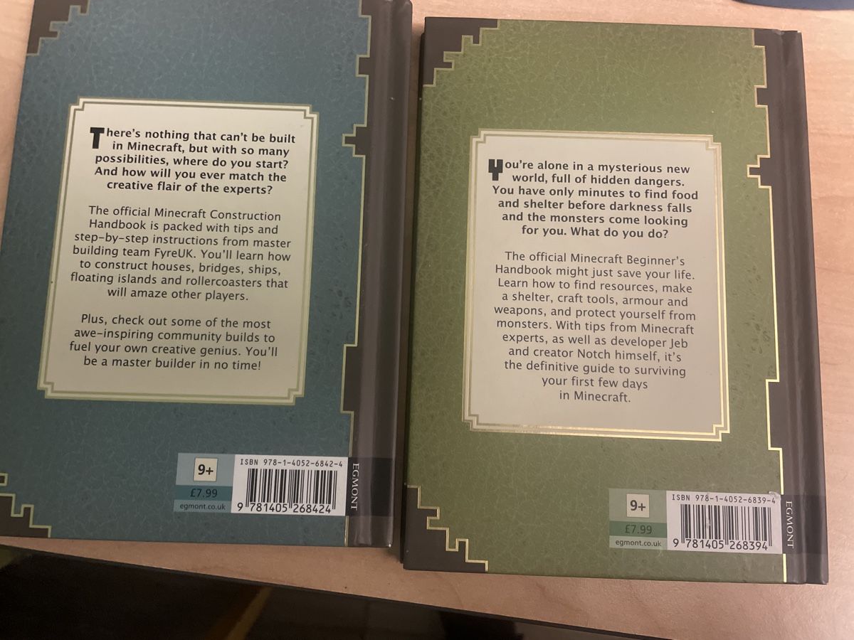 Bücher: 2 Minecraft Handbücher: Beginner und Construction Set! – Neu (gemäss Beschreibung) aus Obergerlafingen von cabo4 1