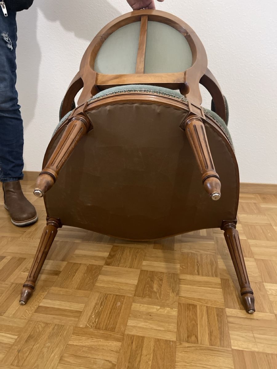 Poltrone: Antiker Stuhl mit Blumenmuster - Top Zustand – Usato da dietikon venduto da fernando011 4