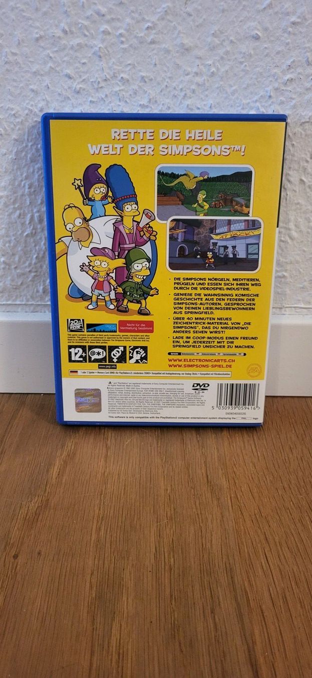 Sony Spiele: PS 2 - Die Simpsons Das Spiel – Gebraucht aus Münsingen von DigitaleSpielecke 1