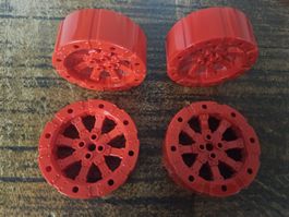 lego 55817 lot de 4 pièces Red Wheel Wagon Viking