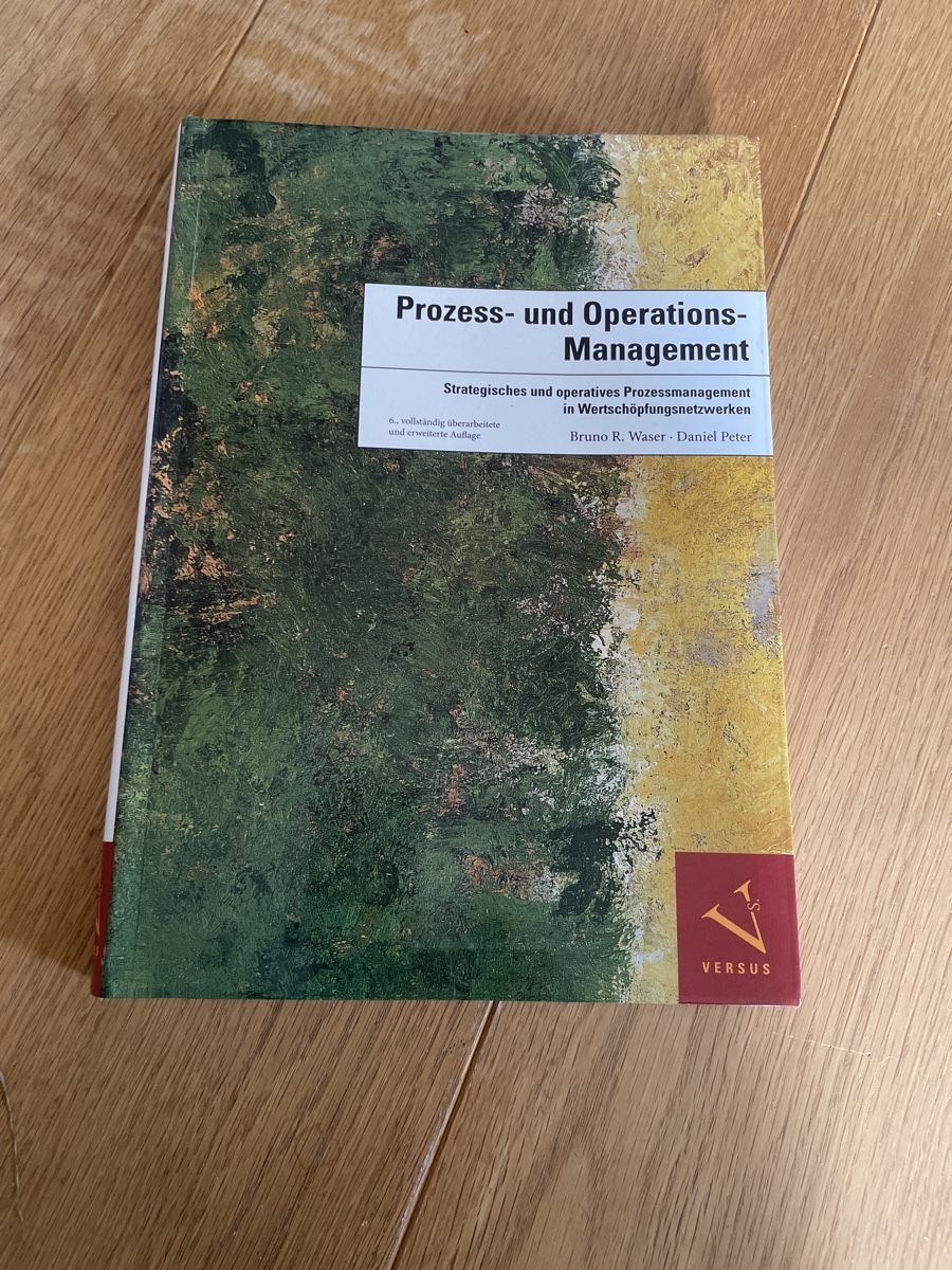 Libri: Prozess- und Operations-Management (Buch) – Nuovo (secondo la descrizione) da Pfaffnau venduto da Celi77777