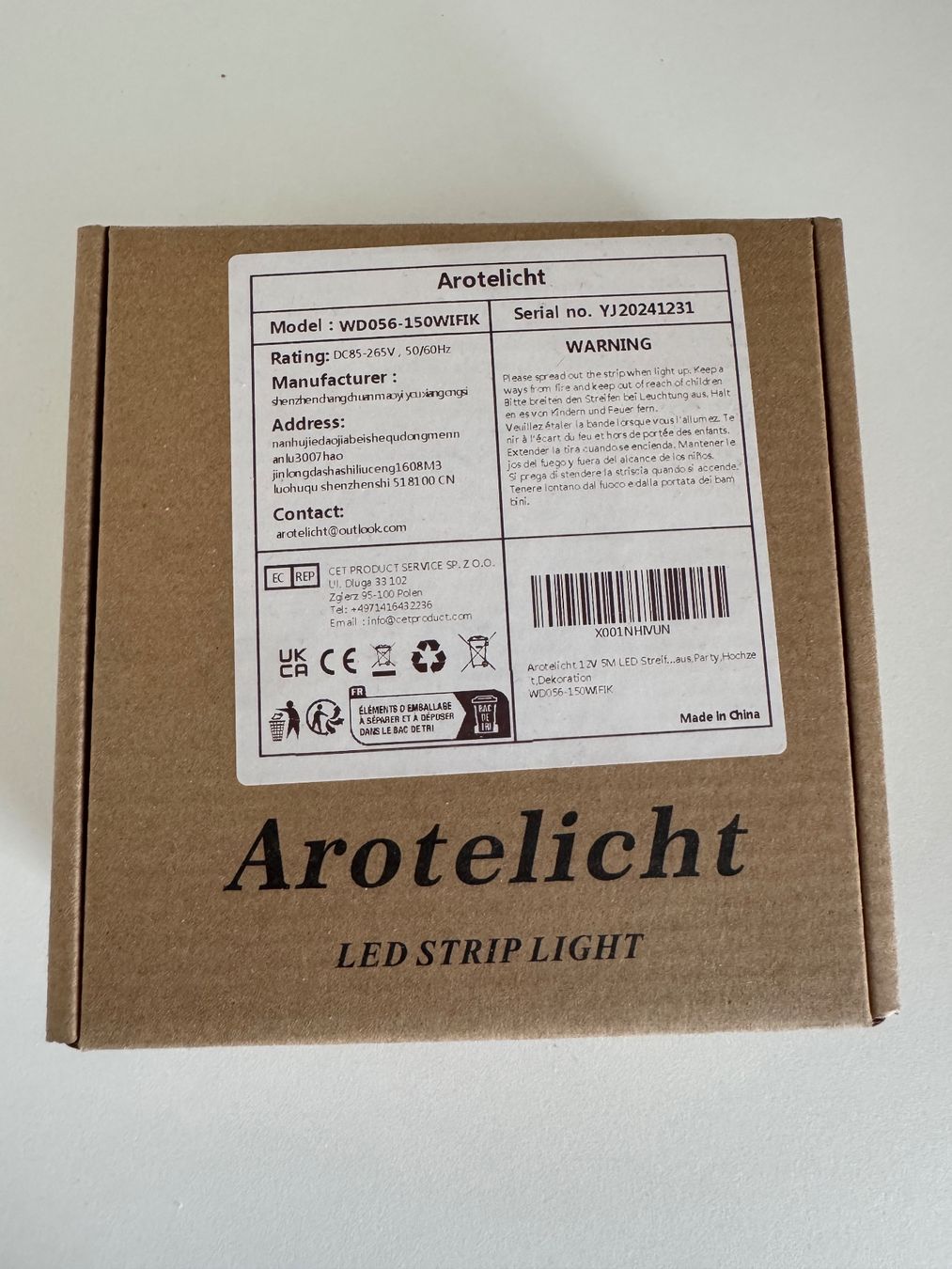 Ghirlande e barre luminose: Arotelicht LED Stripe, Neu, WIFI – Nuovo e nell'imballaggio originale da Sursee venduto da k12g223