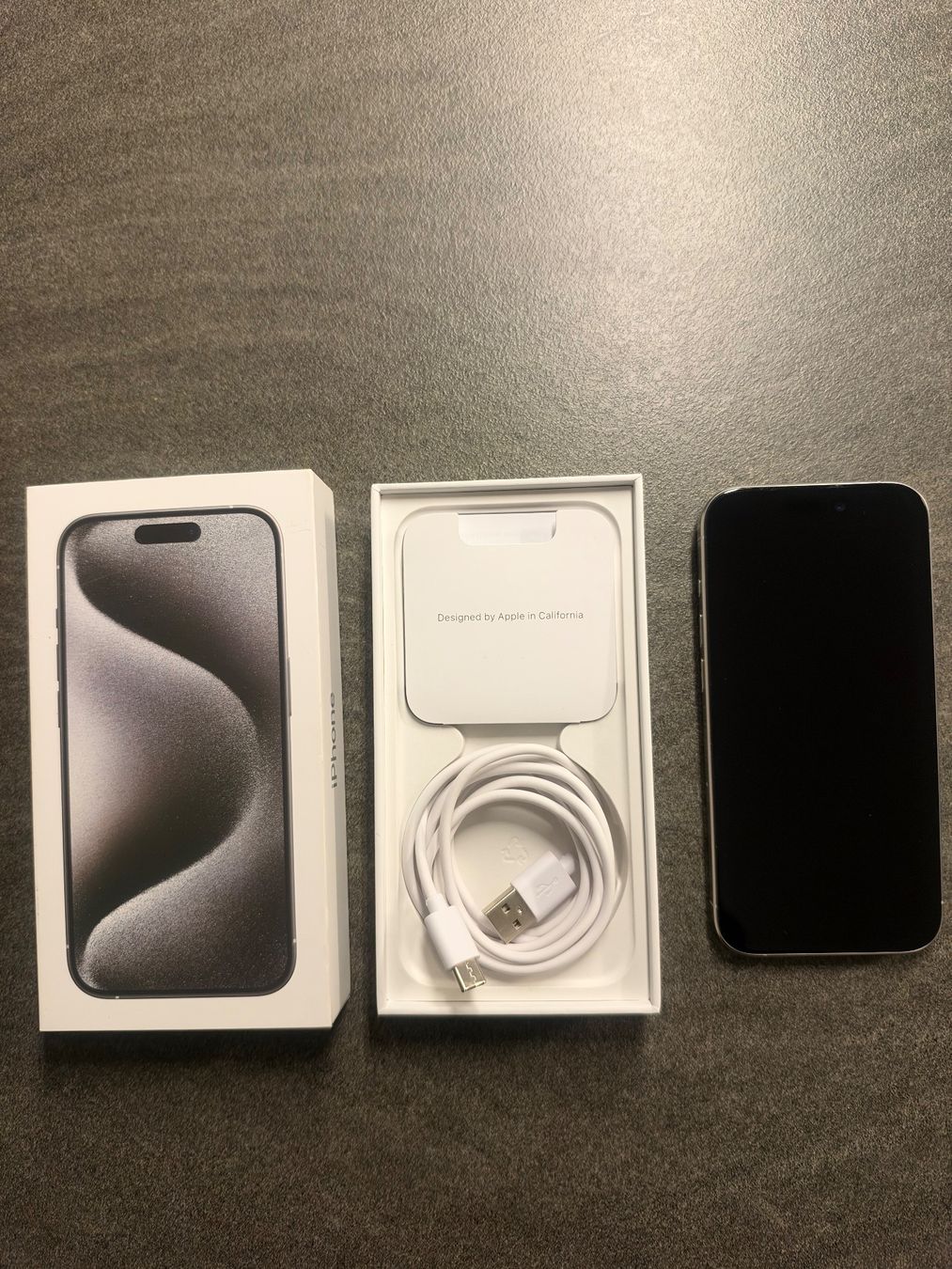 Apple Portables: iPhone 15 Pro Weiss Titan – D'occasion à Diemerswil par tan_jyx8 1