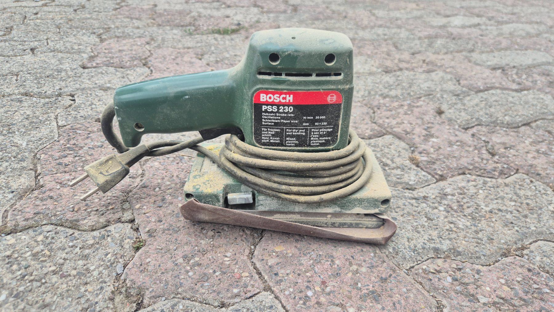 Bosch Smerigliatrici & Lucidatrici: Bosch PSS230 Schleifmaschine – Usato da Grüningen venduto da vomivom