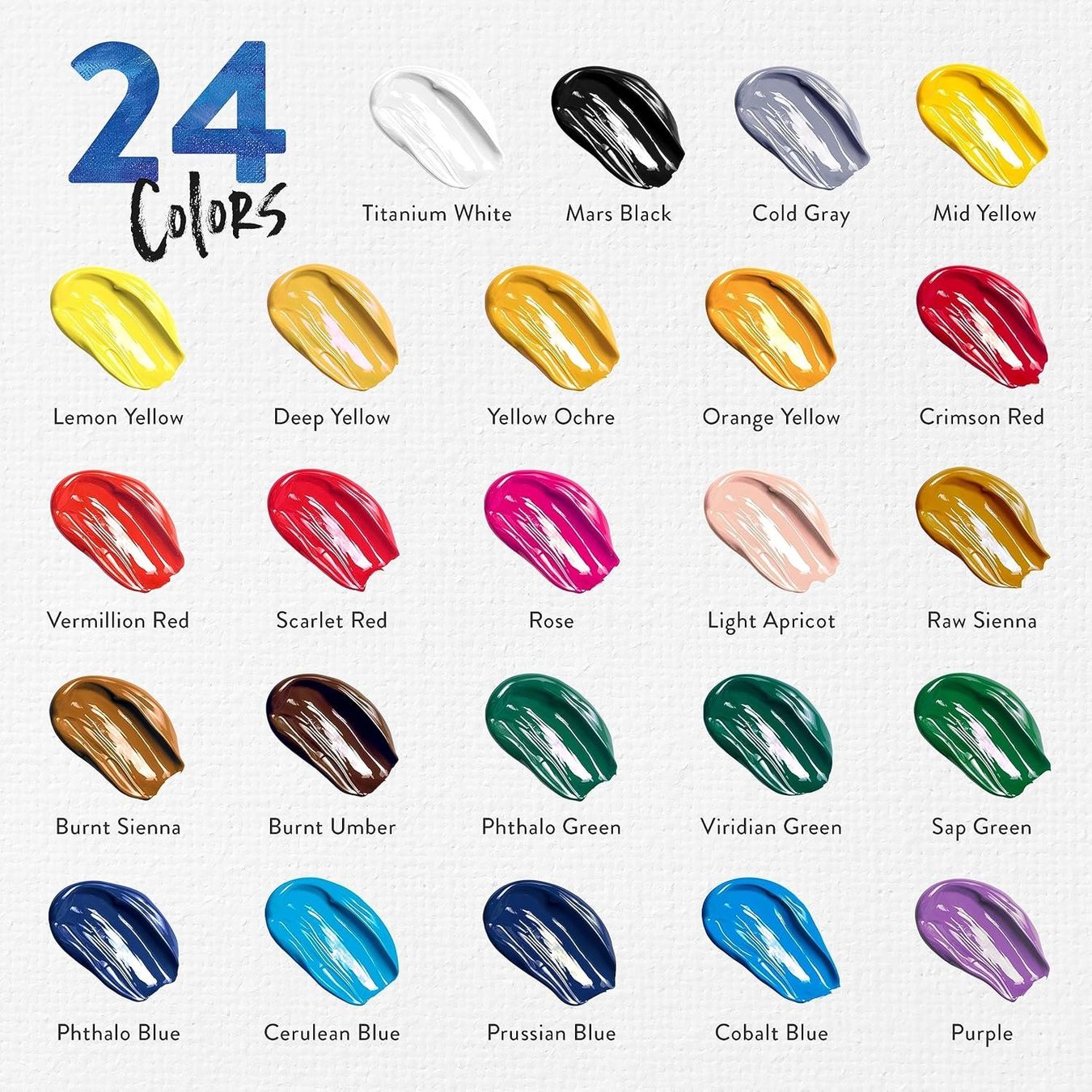 Farben: Acrylfarben Set 24 Farben mit Leinwänden und Pinseln – Neu und originalverpackt aus Bremgarten b. Bern von Meeegasales60 2