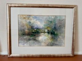 Kunstbild inklusive sehr schönem Rahmen