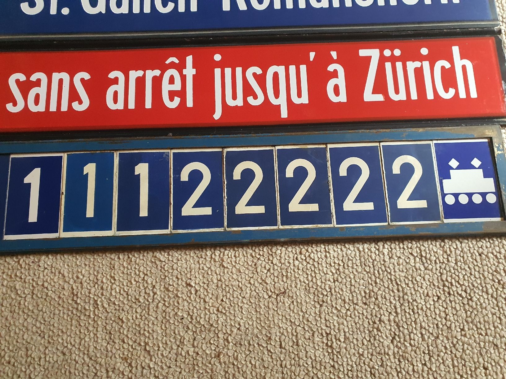 SBB/CFF/FFS Insegne: Plaquette CFF – Usato da Lavey-Village venduto da Lofoten93 3