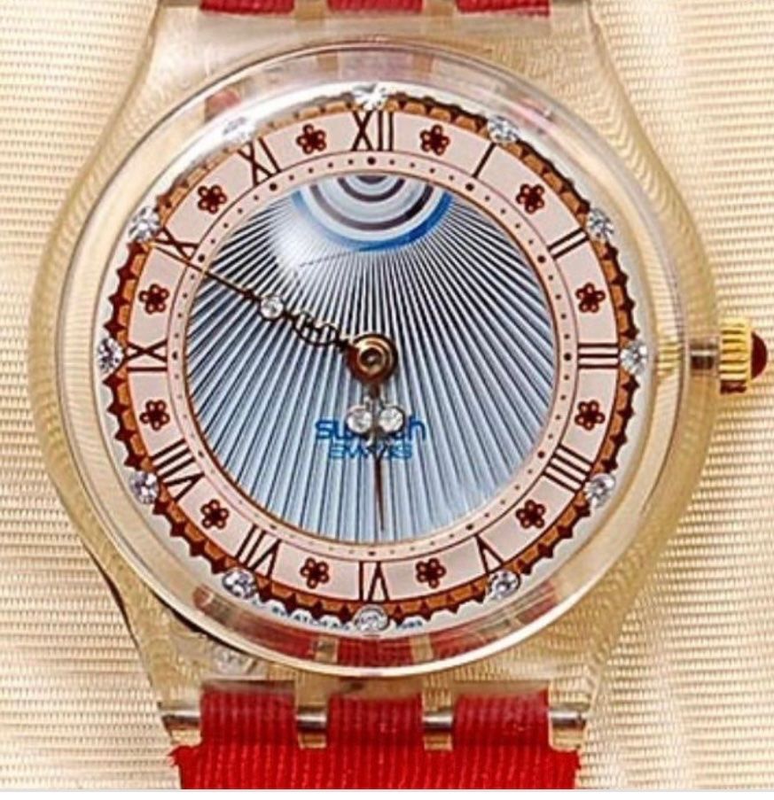Swatch Uhren: Swatch Christmas 1993 Roi Soleil – Neu und originalverpackt aus Aarberg von Jakaro