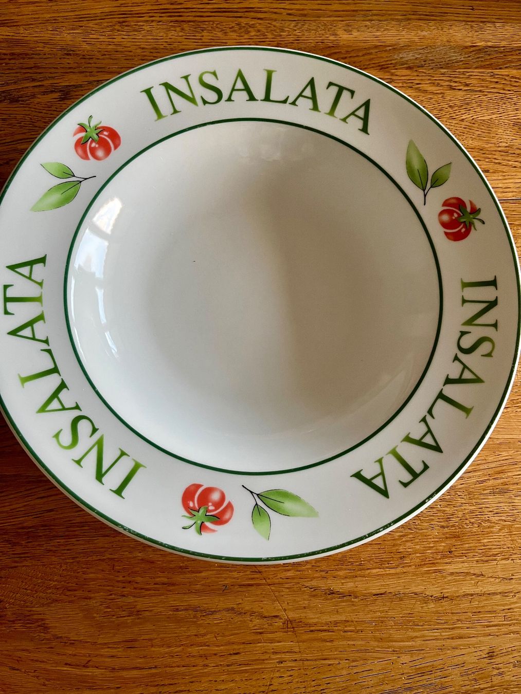 Schalen: Schöne, grosse Salatschüssel / Pastateller "Insalata" ... – Neu (gemäss Beschreibung) aus Adliswil von eri.40 3