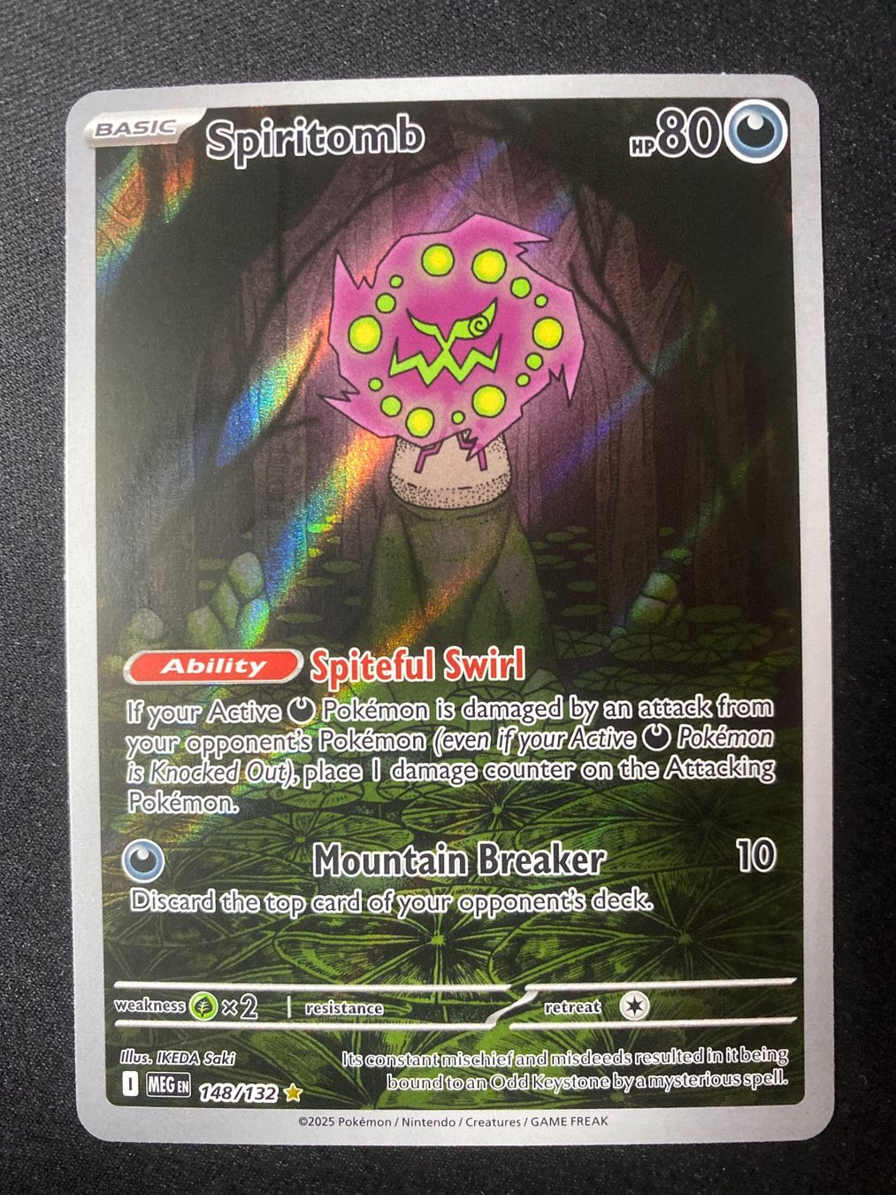 Pokémon Sammelbilder & Trading cards: Spiritomb 148 - Kryppuk - Illust. Rare - Mega Evolution - EN – Neu (gemäss Beschreibung) aus Hausen AG von Shrade