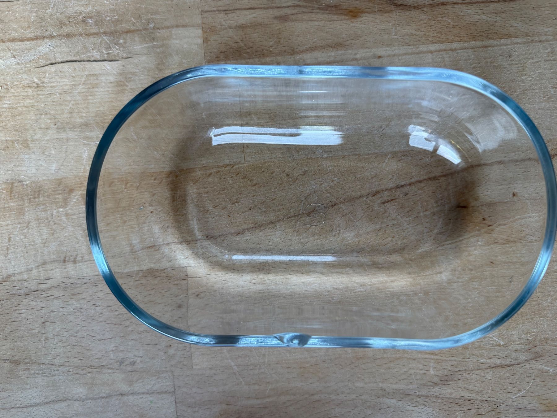Altre Stoviglie: Butterdose Butterschale Glas mit leichtem Hick – Usato da Zürich venduto da beatzueri 3