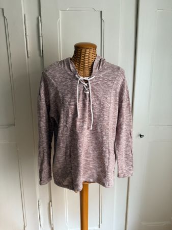 ROXY - Hoodie rot-weiss meliert M