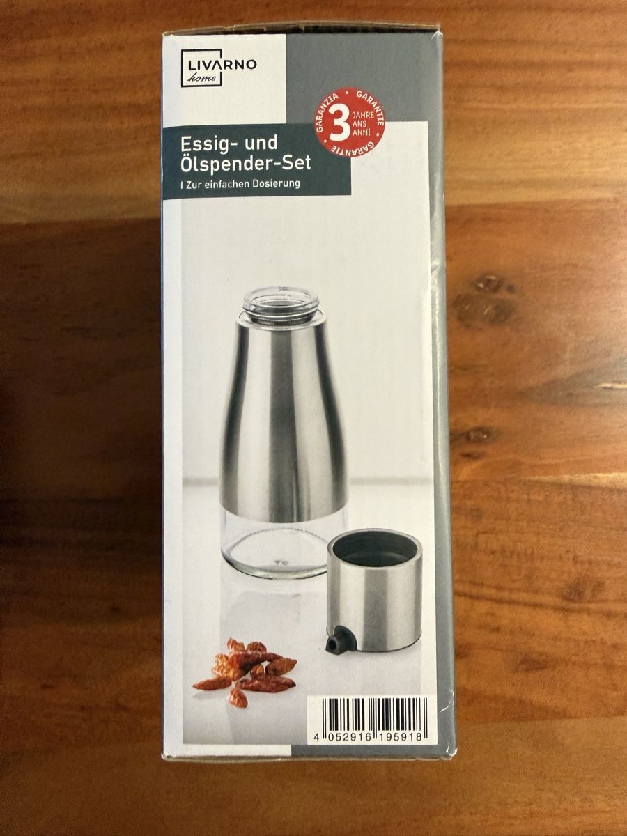 Elettrodomestici da cucina: Essig und Ölspender Set – Nuovo e nell'imballaggio originale da Matten b.Interlaken venduto da steffi020 1