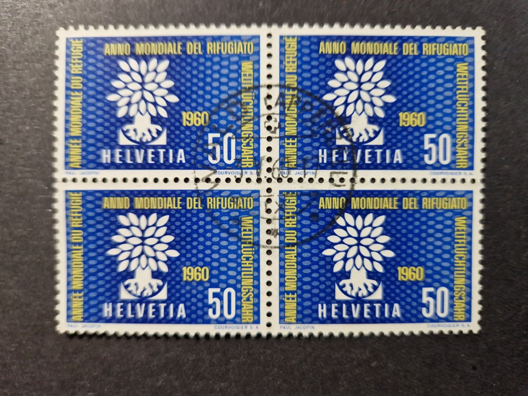 Tutti i francobolli: N° 353   4 block gestempelt Wald – Usato da Bouveret venduto da hckoala
