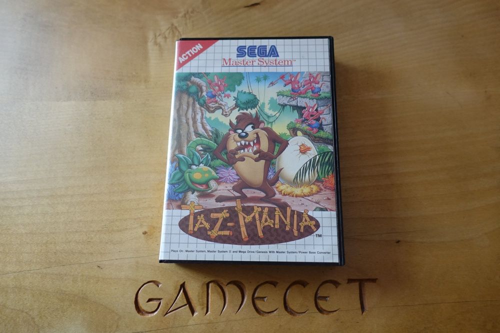TAZ-MANIA COMPLET BOÎTE NOTICE SEGA MASTER SYSTEM PAL EURO