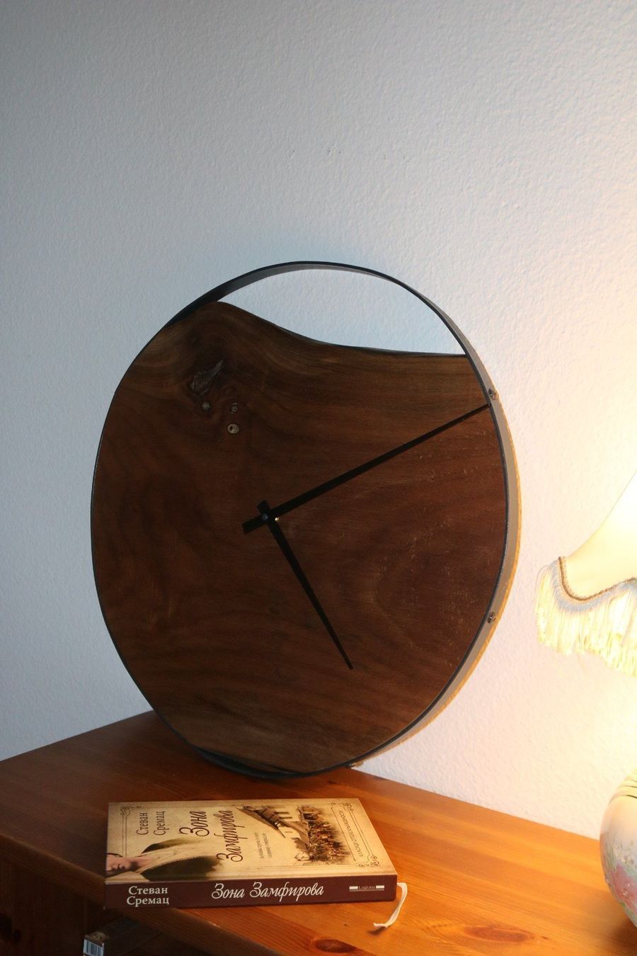 Xilografie: Wanduhr aus Holz & Metal Custom – Nuovo e nell'imballaggio originale da Zürich venduto da Miki_Schreiner 4
