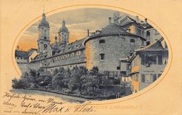 St. Gallen, Kloster & Kathedrale, gelaufen 1910