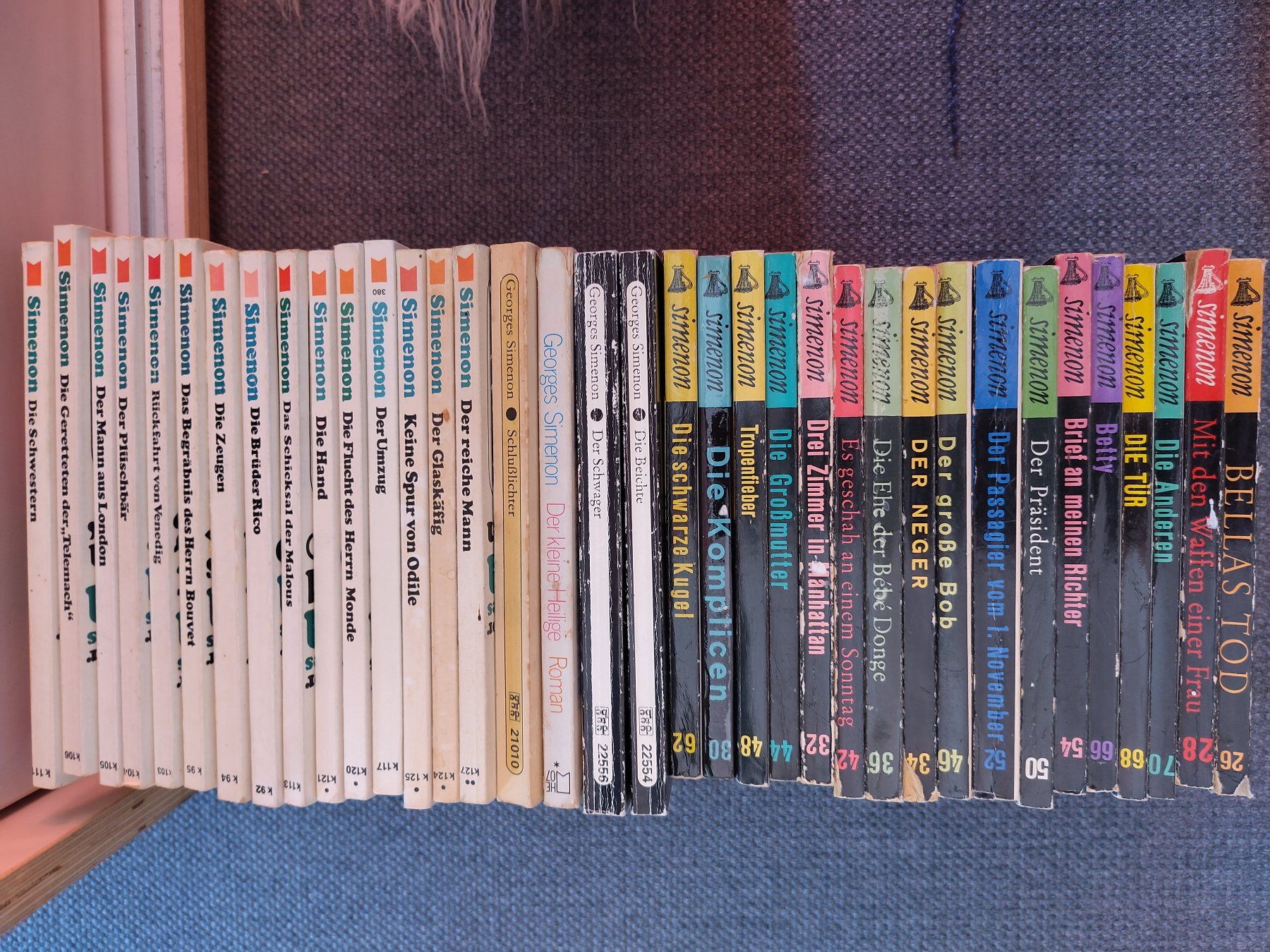 Libri: 36 Simenon-Romane non-Maigret – Usato da Sarnen venduto da DokRak
