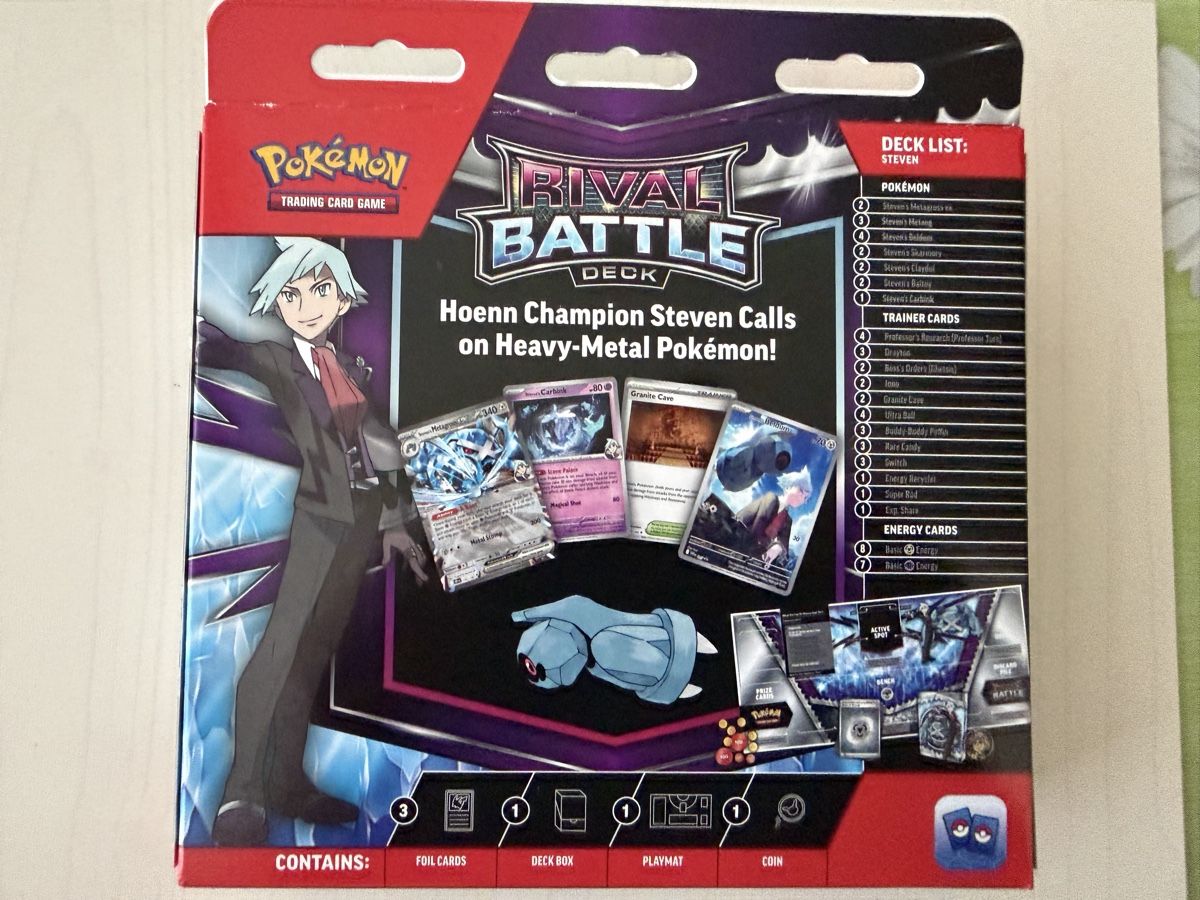 Pokémon Carte collezionabili: RIVAL BATTLE DECK Steven's Beldum #207 EN PROMO – Nuovo e nell'imballaggio originale da Savigny venduto da Matgab94 1