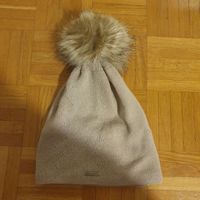 Wintermütze mit Strass & Bommel