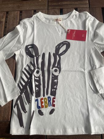 DPAM Langarm-Shirt Zebra, Grösse 128, Neu!